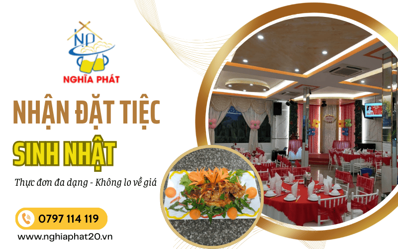 đặt tiệc sinh nhật