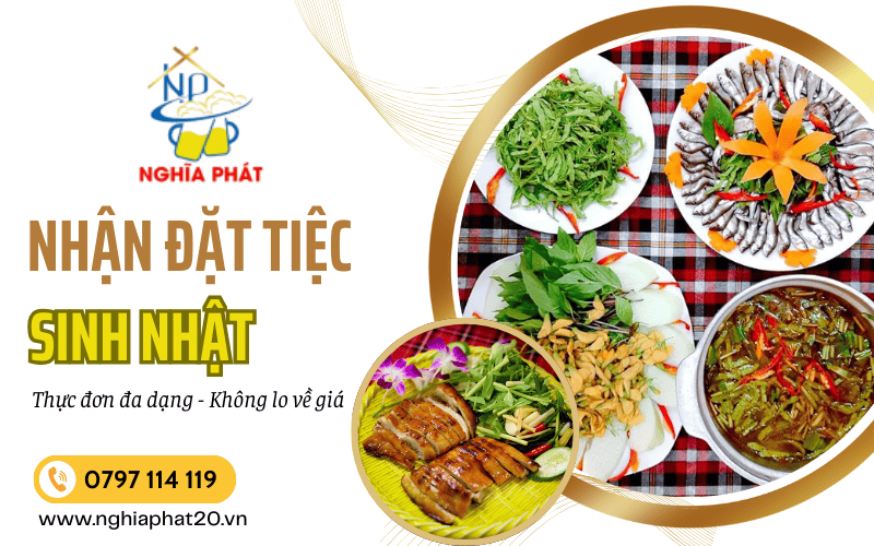 đặt tiệc sinh nhật